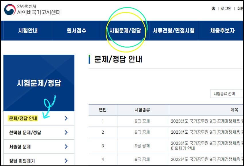 2024-국가직-9급공무원-가답안