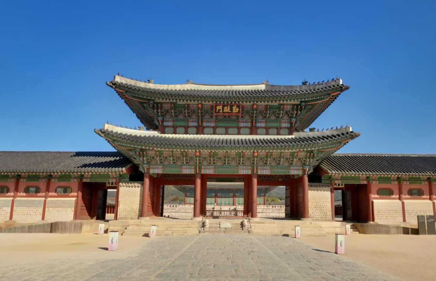 근정문 정문, 문루의 구조