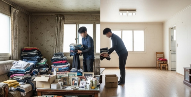 청도 고독사청소 및 정리