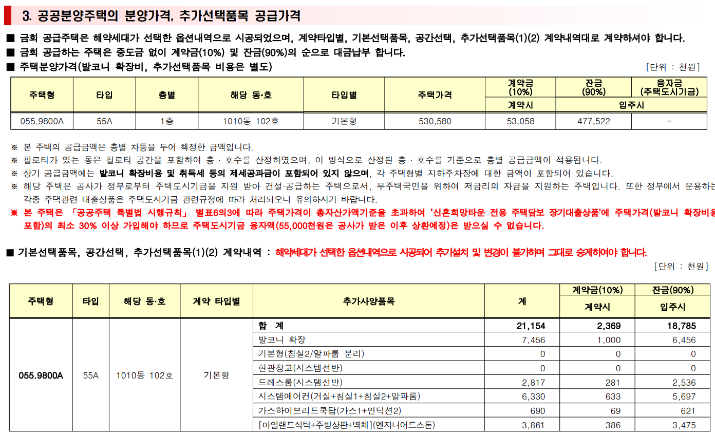 성남판교대장A-10블록 분양가