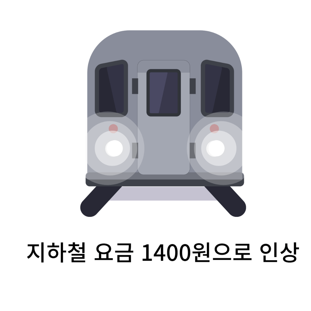 지하철 요금 인상 - 썸네일