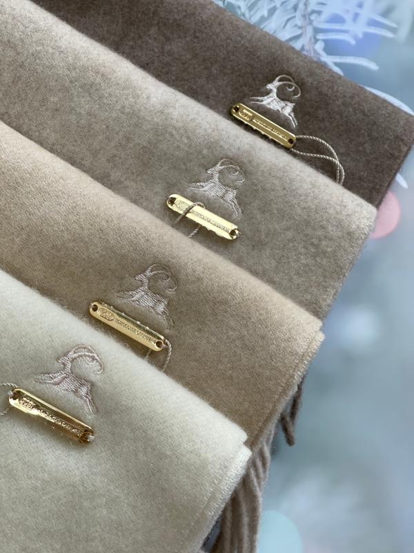 GOBI 고비 캐시미어 오가닉 머플러 산양자수 크리스마스 선물 남여공용 목도리 윔그레이