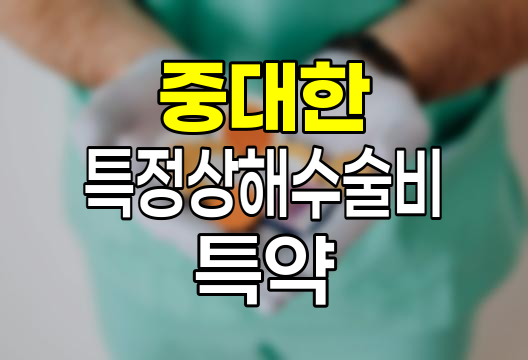 중대한 특정상해수술비 특약 핵심