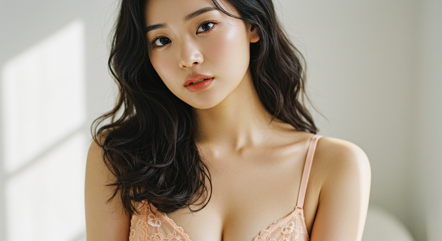 썬크림을 바른 여성