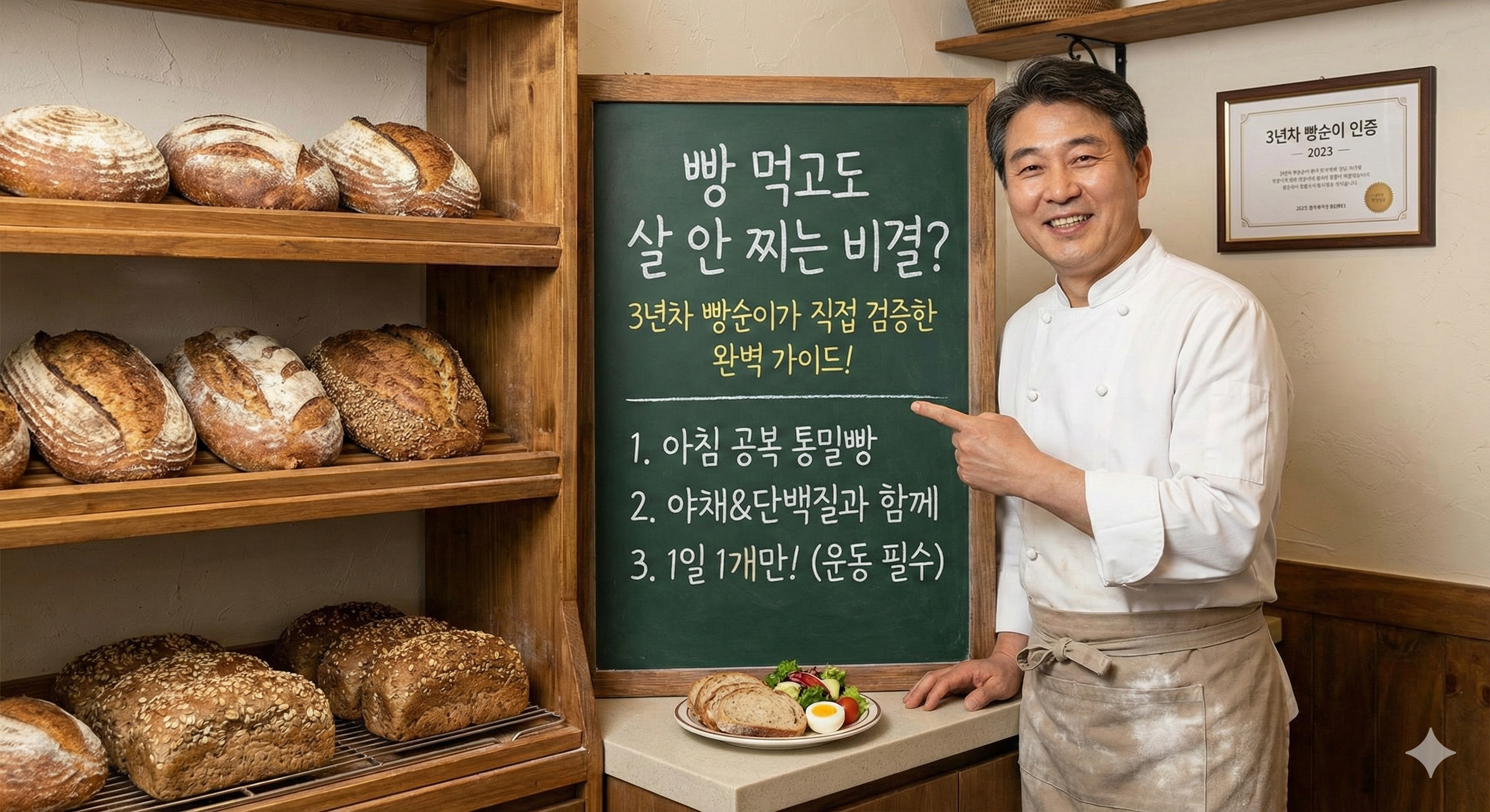 빵 먹고도 살 안 찌는 비결