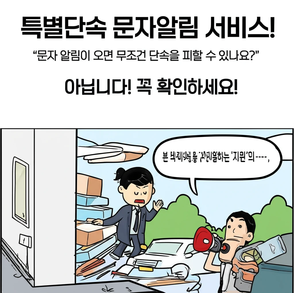 성북구 주정차 단속 알림 문자 서비스..