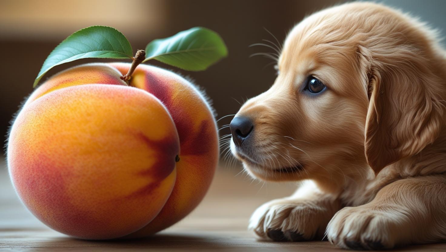 강아지 복숭아 급여 가능 여부