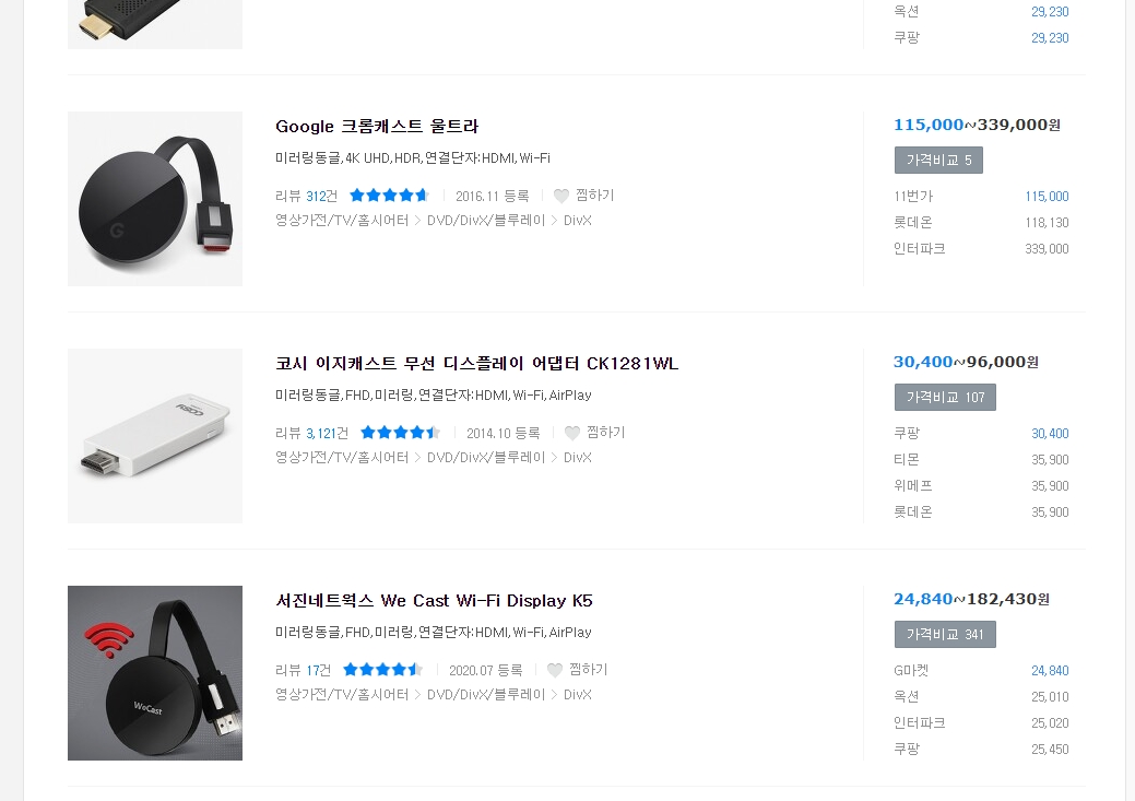 스마트폰과 TV를 연결하는 HDMI 케이블