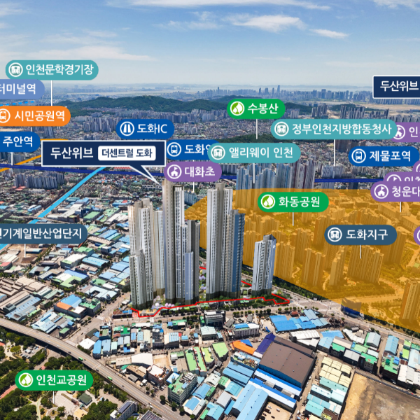 두산위브 더센트럴 도화