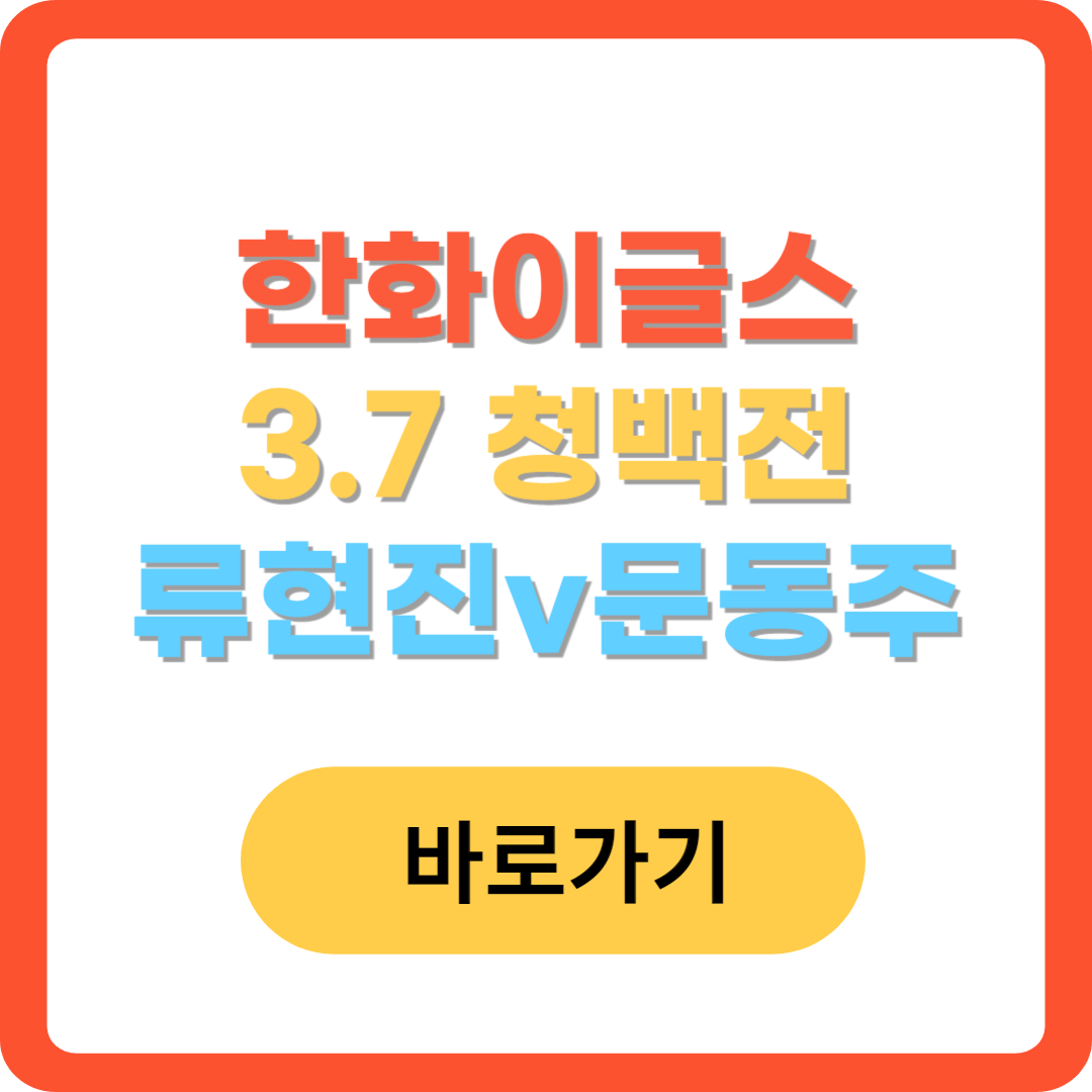 한화이글스-청백전