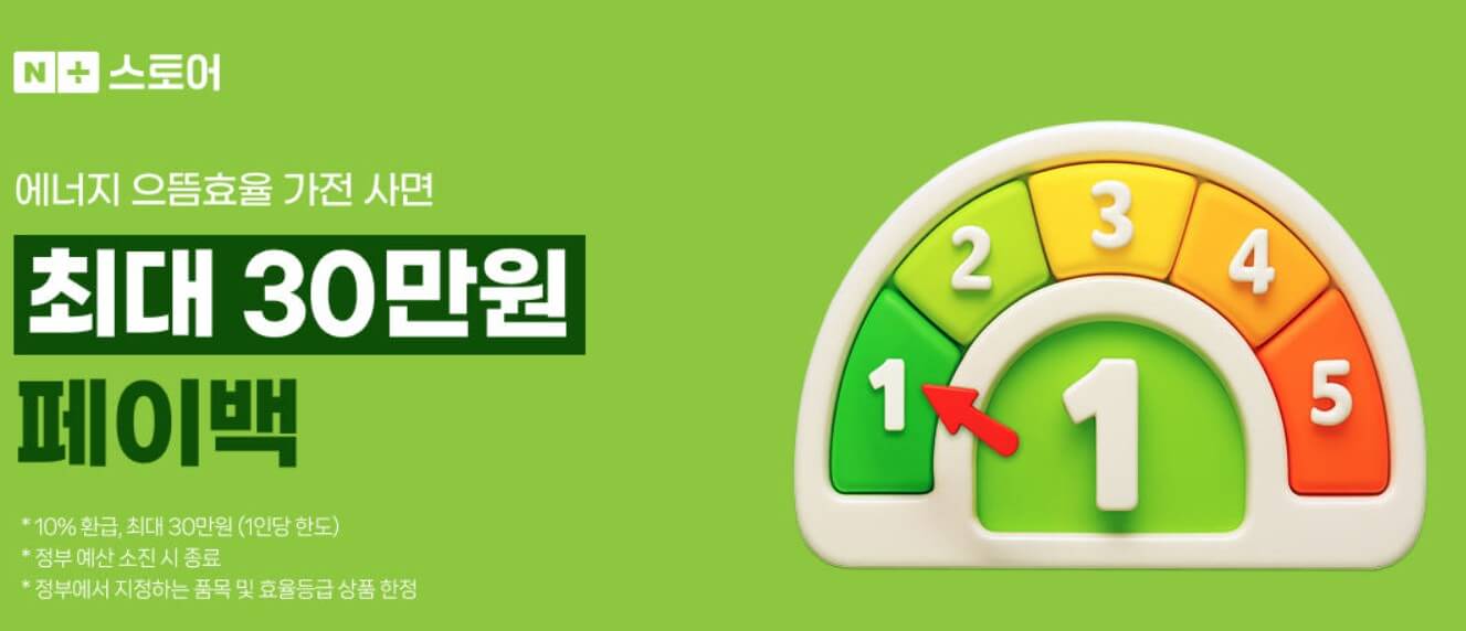 으뜸효율가전 환급제도