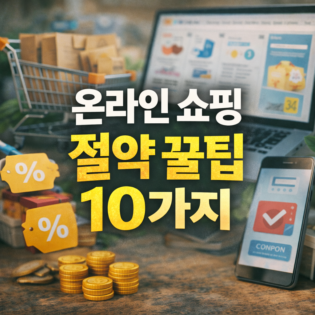 온라인 쇼핑 절약 꿀팁 10가지 쿠폰부터 캐시백까지 현명한 소비 전략
