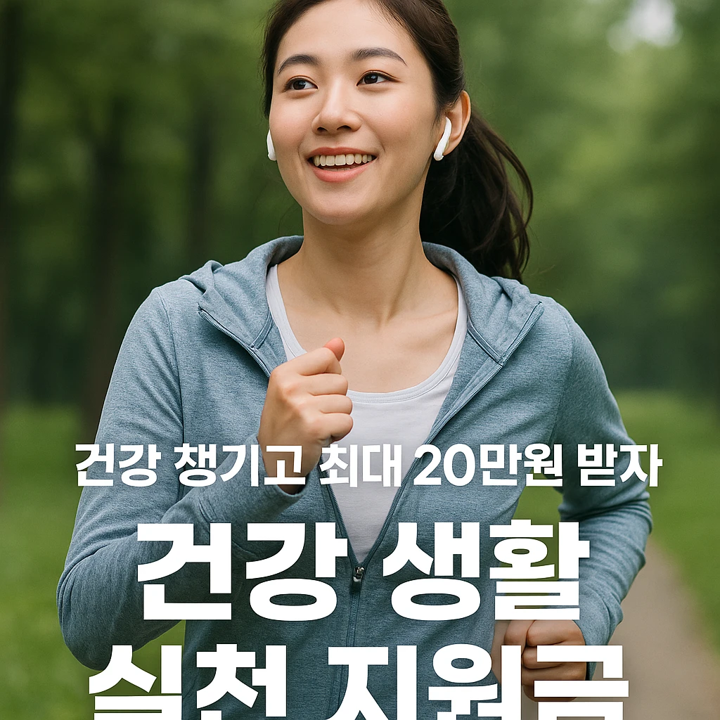 건강생활 실천 12만원 지원금