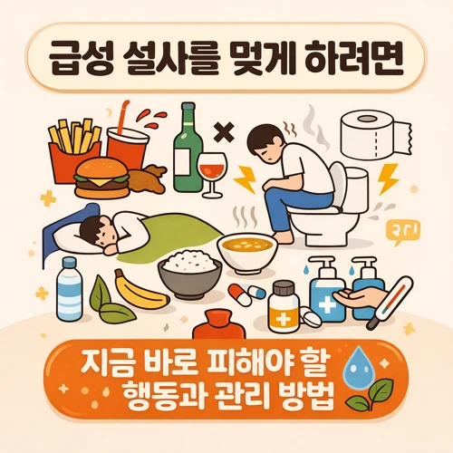급성 설사를 멎게 하려면 썸네일