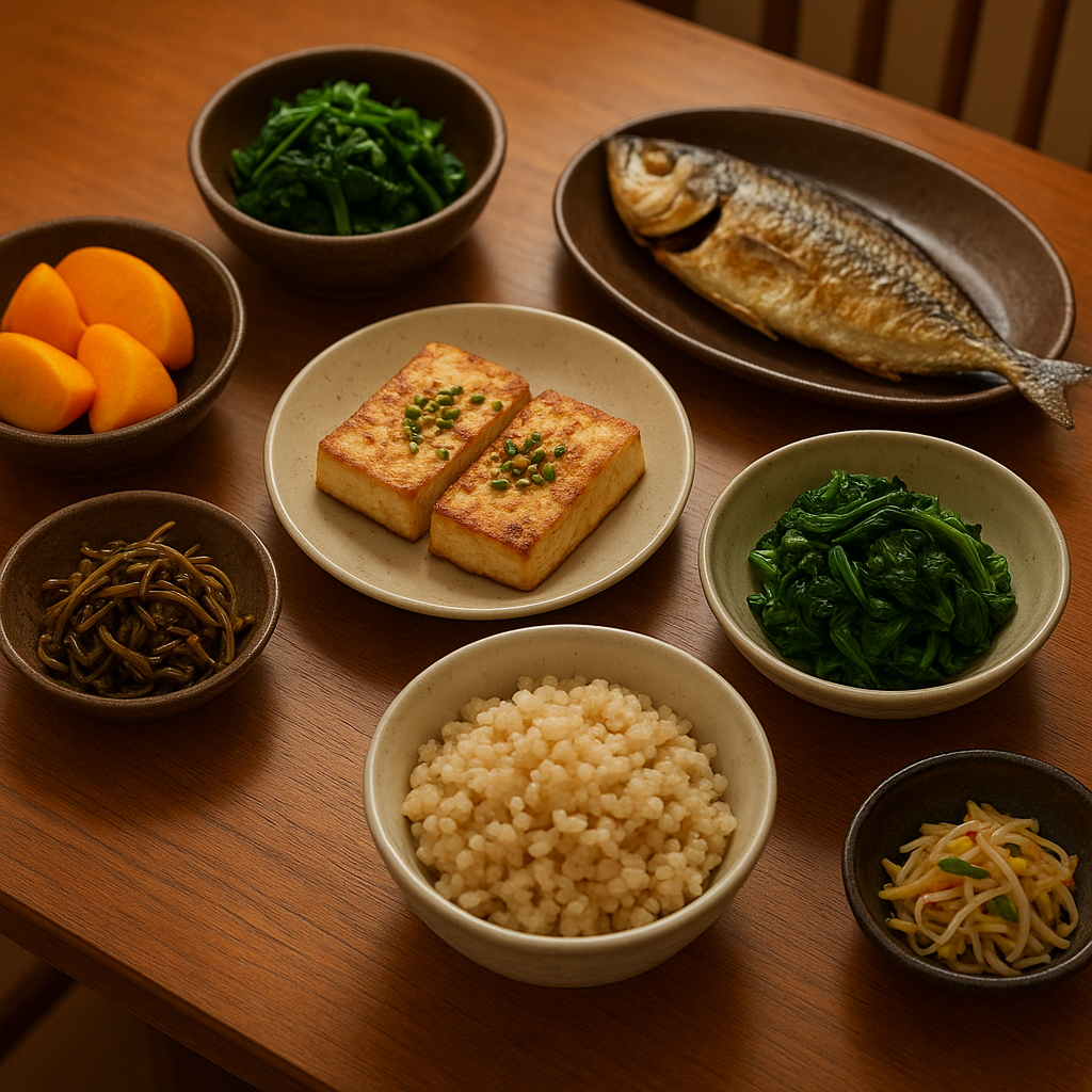 건강한 식단의 예시