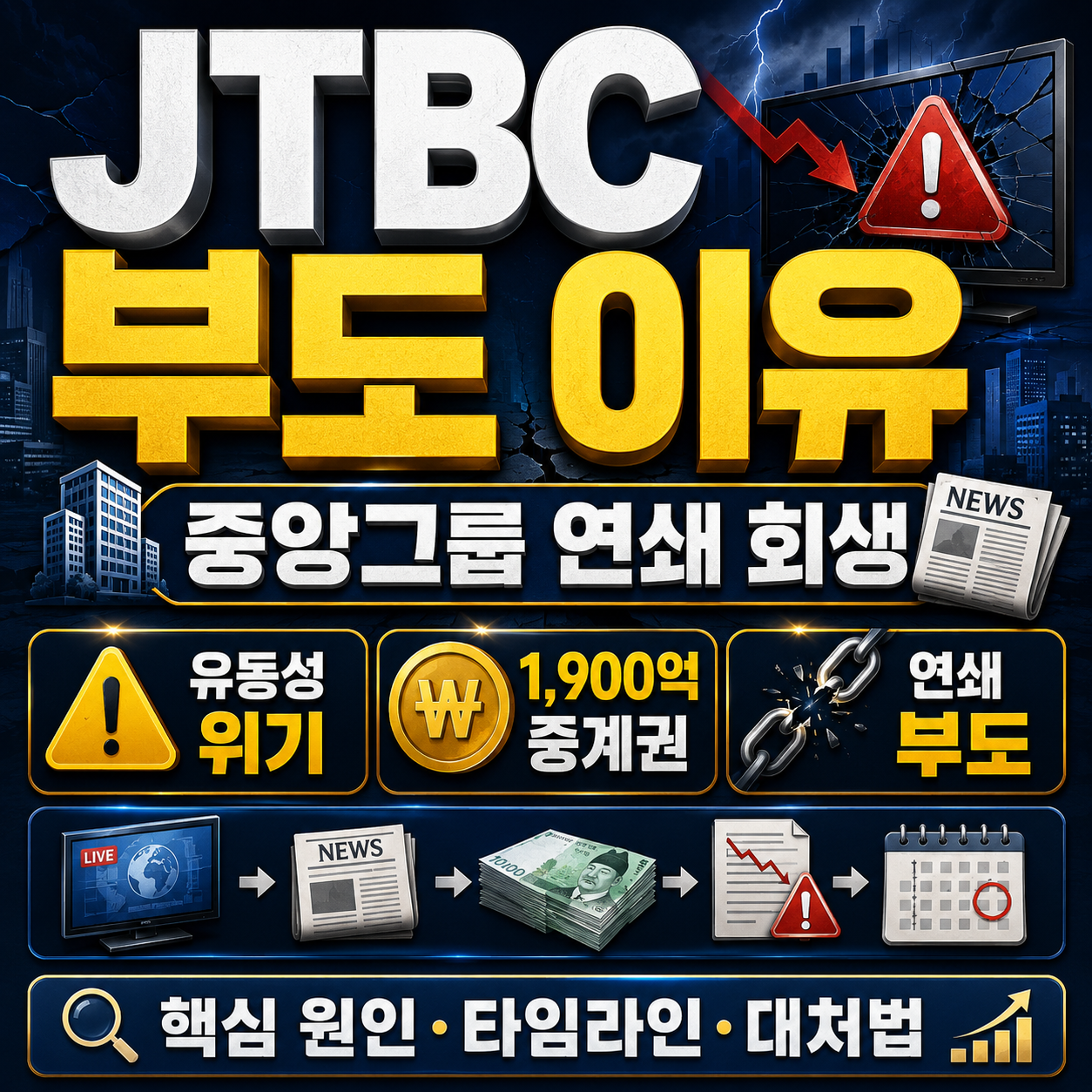 JTBC 부도이유
