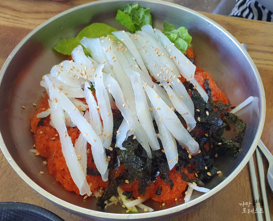 어멍이해녀 한치물회