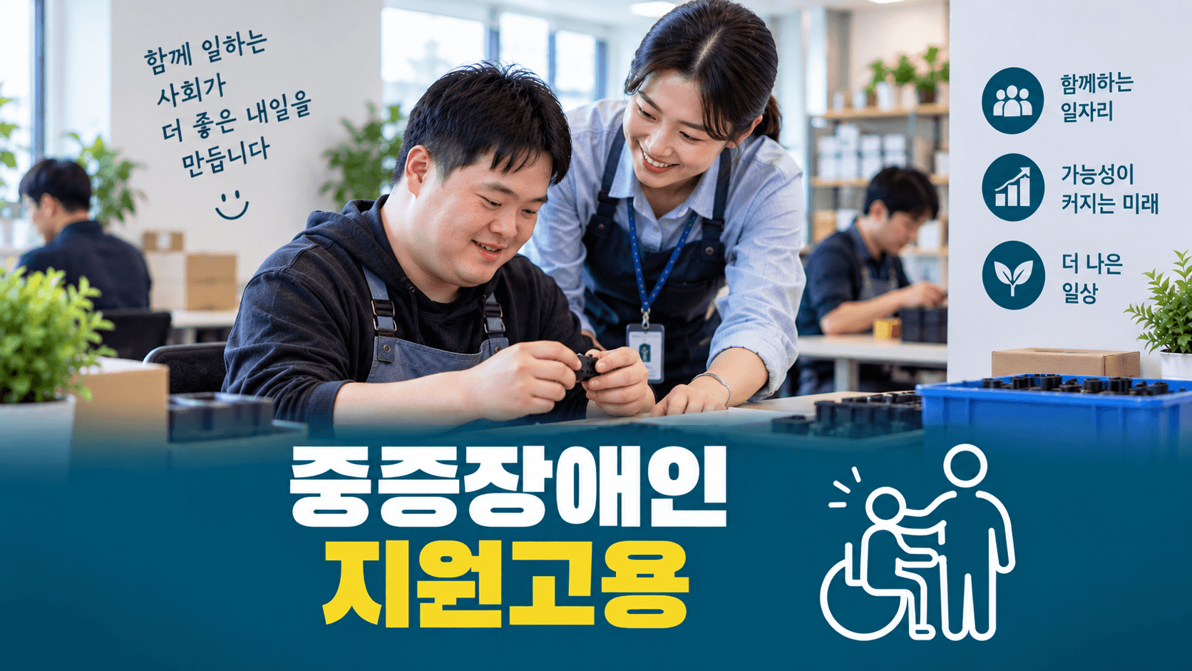 중증장애인 지원고용