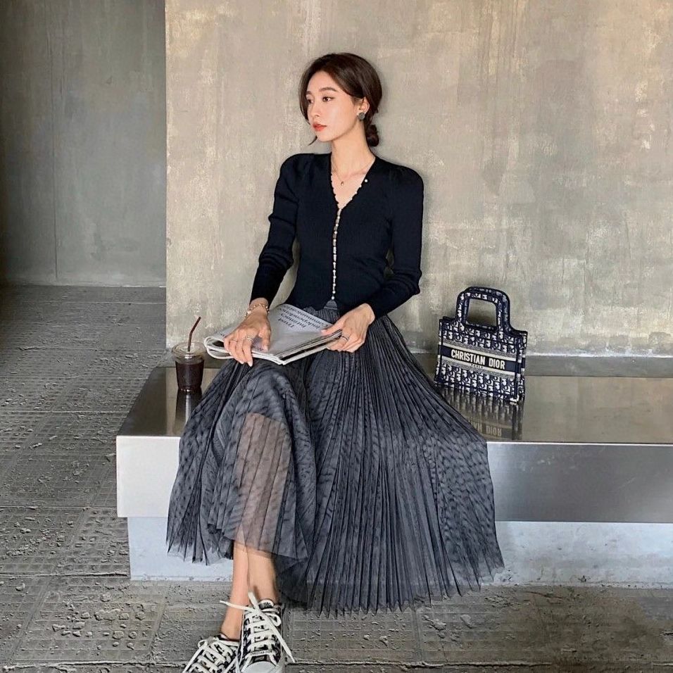 에스리아 디올 북토트 미니백 블루 오블리크자수