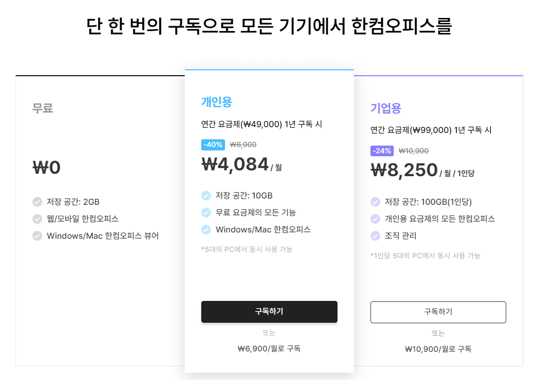 한컴 독스