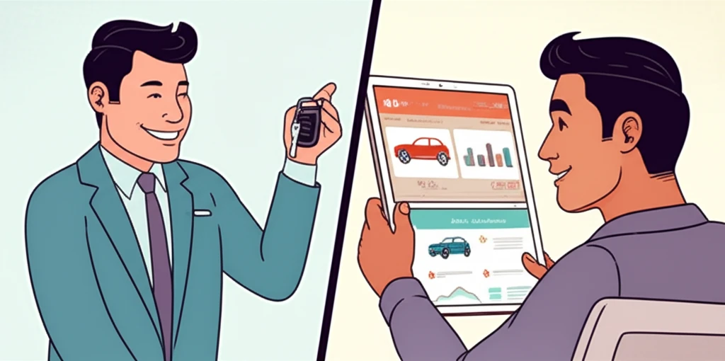 장기렌터카 온라인 vs 오프라인: 현..