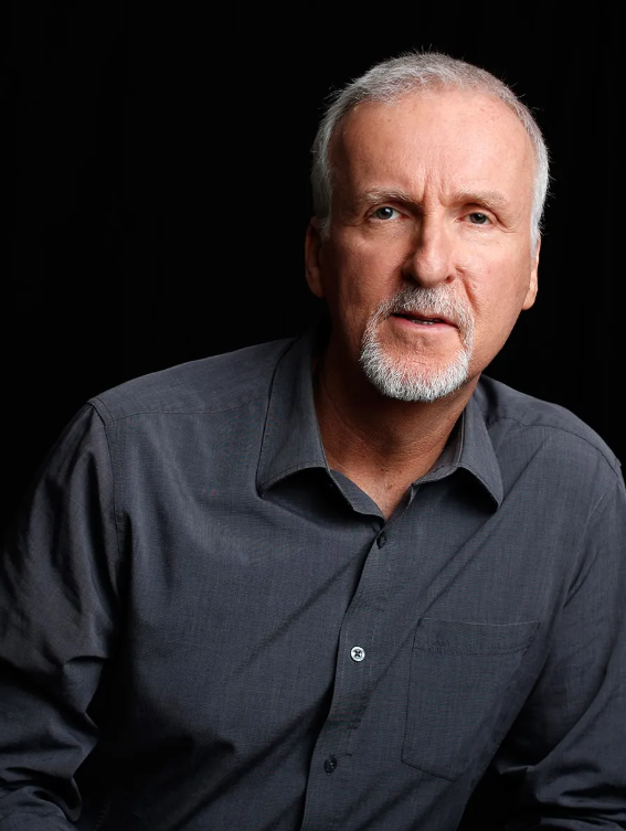 제임스 카메론 감독 흰수염 흰머리 있는 사진