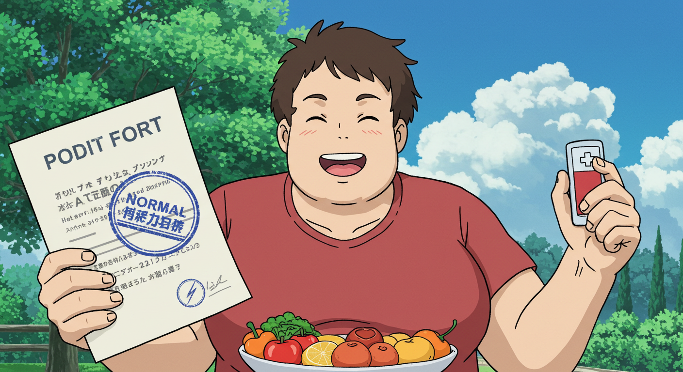 건강 관리를 통해 표준체 전환에 성공한 사람