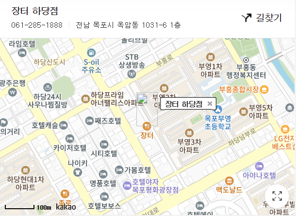 장터-하당점-지도