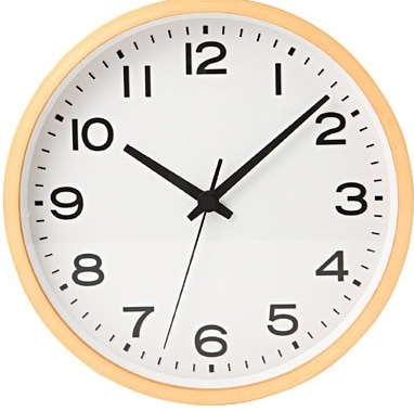 자정과 정오 시간 개념을 보여주는 시계 그림