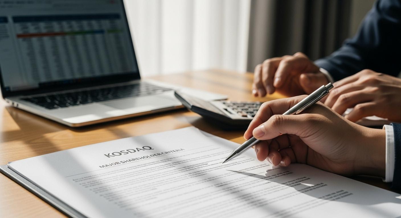 코스닥 대주주 기준