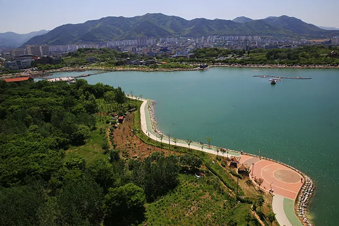 남매 공원 전경 이미지