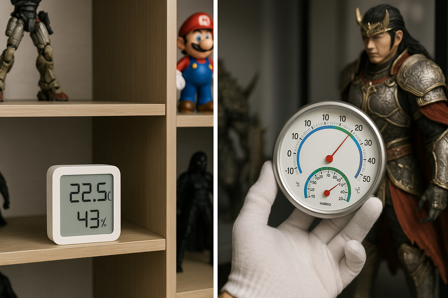 피규어 온습도계 설치 위치