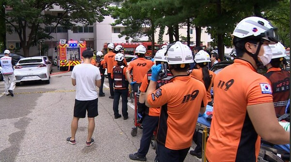 목동 아파트 화재 발생