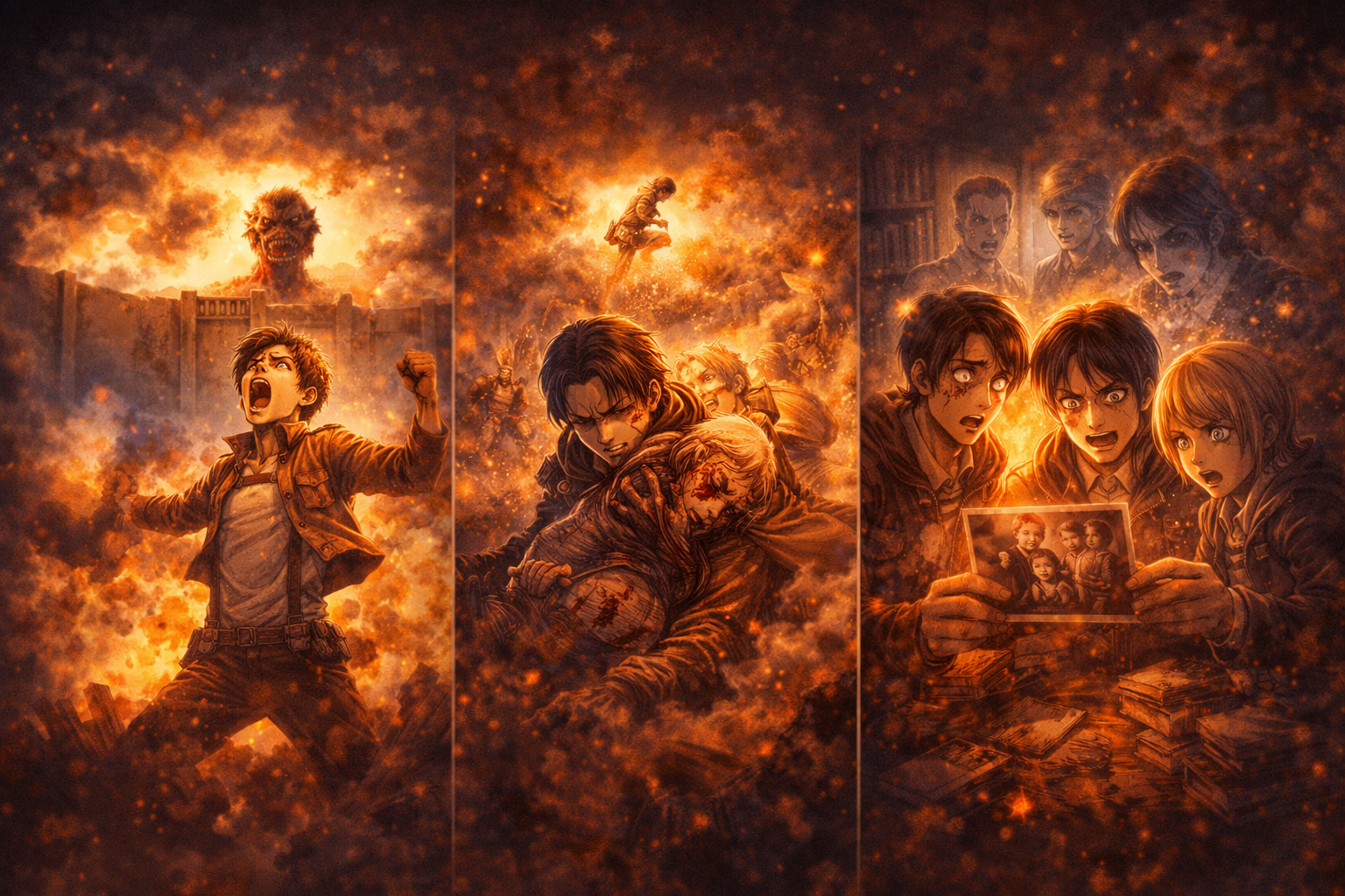 진격의 거인: 명장면 TOP3로 보는 작품 이해(외침, 희생, 진실)