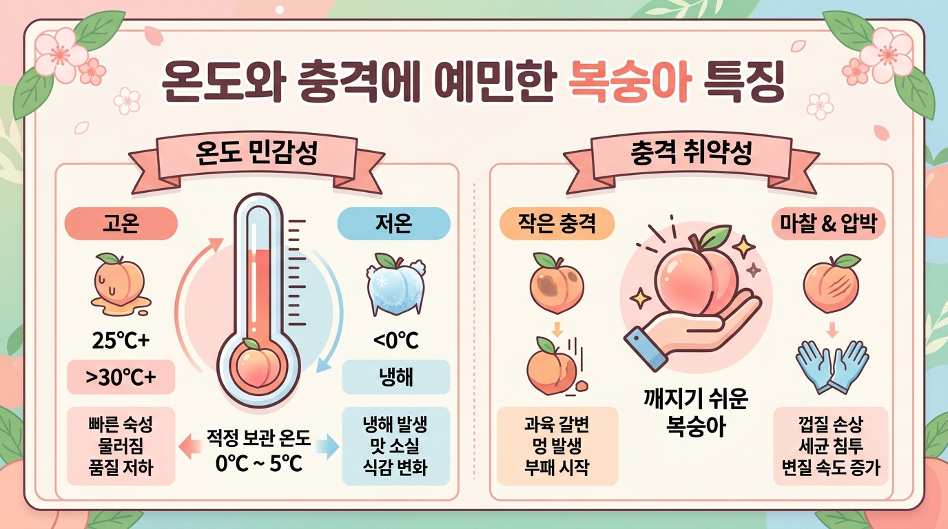 복숭아 보관방법
