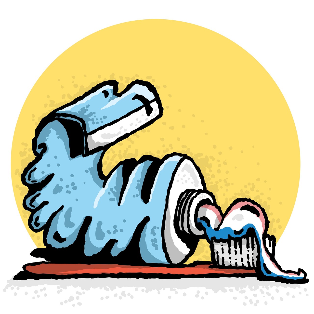 구강 청결 사진