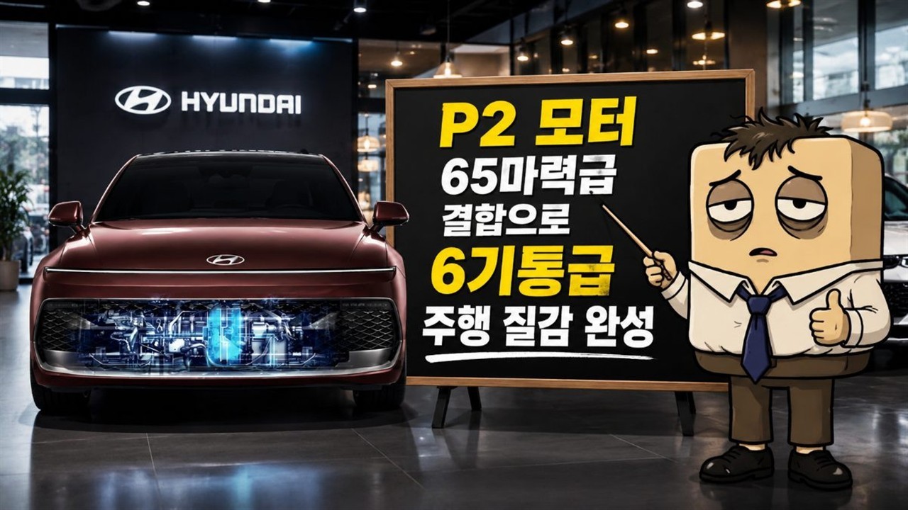 [소비자 판단 요약] 현대 신형 그랜저 하이브리드 P2 모터 및 500만 원 가격 대비 가치 분석