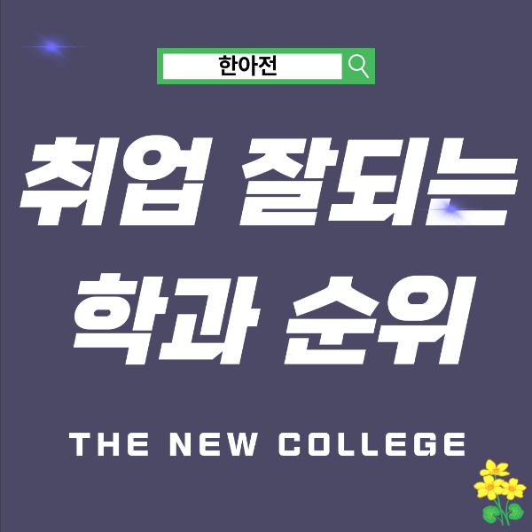 취업 잘되는 학과 순위