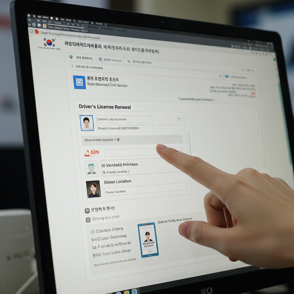운전면허 갱신 전환 이미지 모음