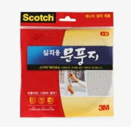 겨울철 단열에 사용되는 문풍지 제품