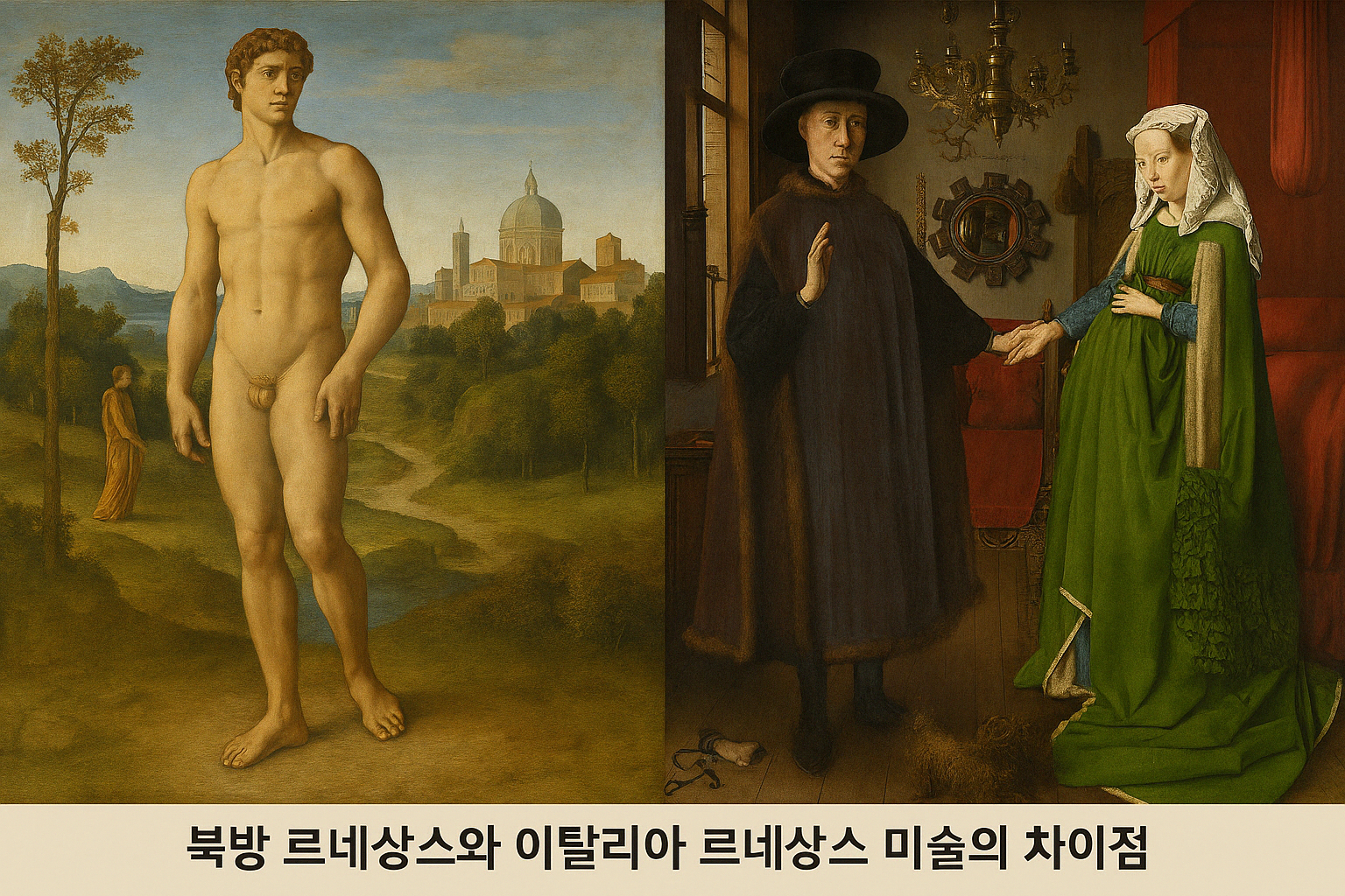 북방 르네상스와 이탈리아 르네상스 미술의 차이점