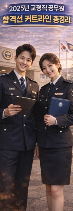 2025년 교정직 공무원 합격선 커트라인! 총정리!