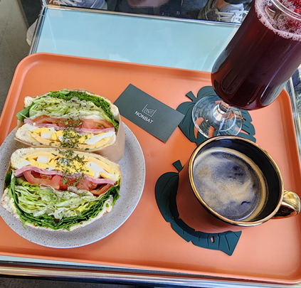 논밭 주문 음식 사진