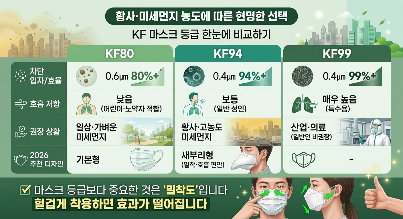 황사 미세먼지 마스크 추천, KF94 마스크, 작용법, 자주하는 질문