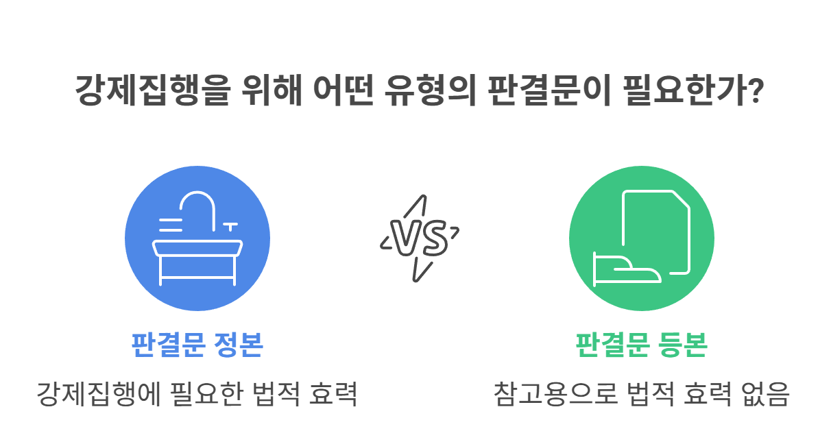 가집행문 부여 판결문 정본이란?