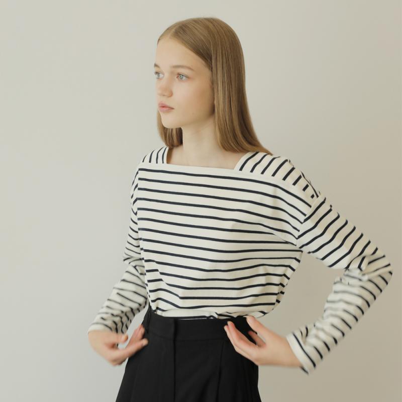 피엔에이바이폴앤앨리스 P A BY PAUL ALICE 10 30 예약배송 STRIPE TEE