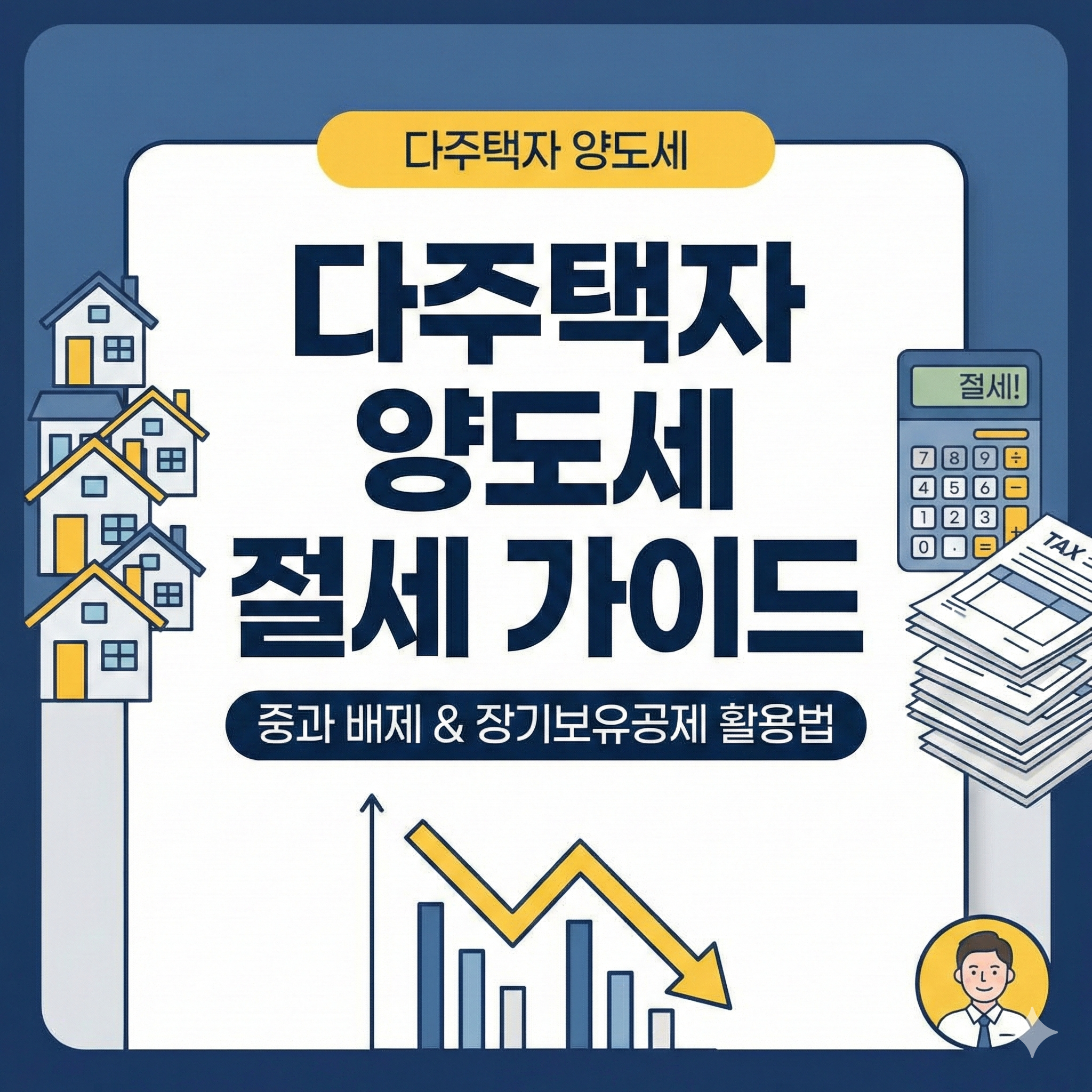 다주택자 양도세 중과 배제 및 장기보유특별공제 완벽 가이드