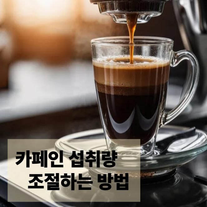 카페인 섭취량 조절하는 방법