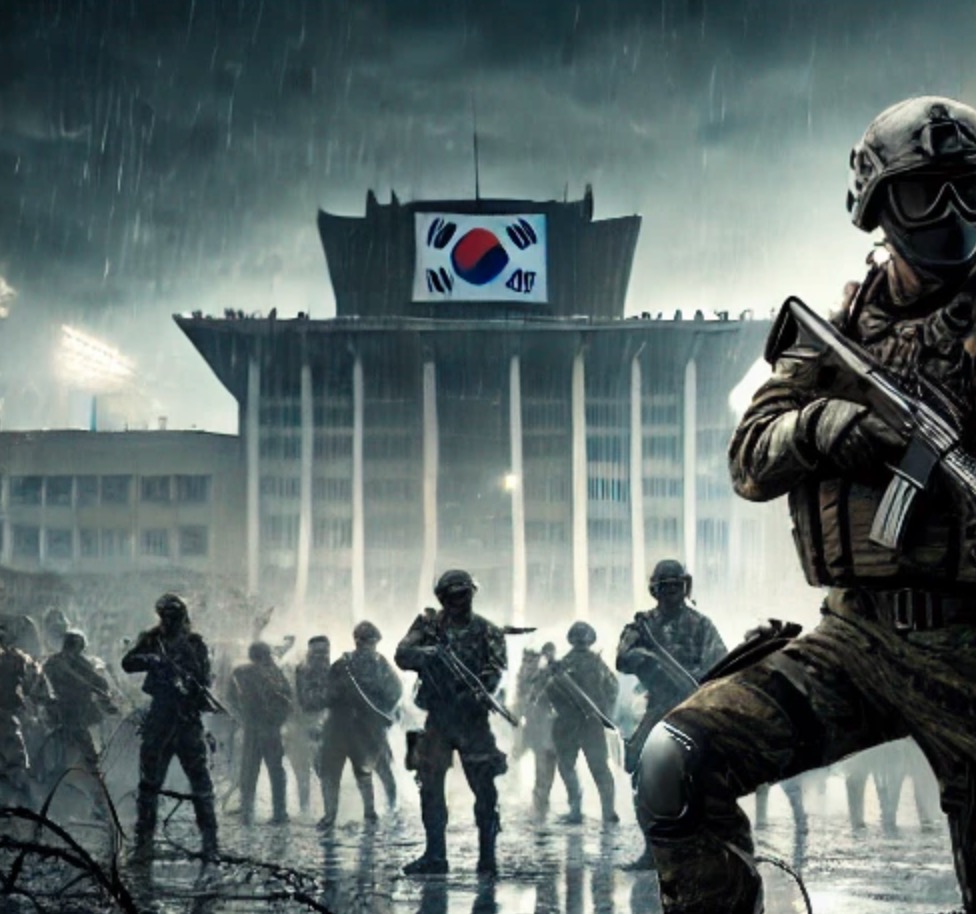 대한민국 계엄군을 의미하는 이미지