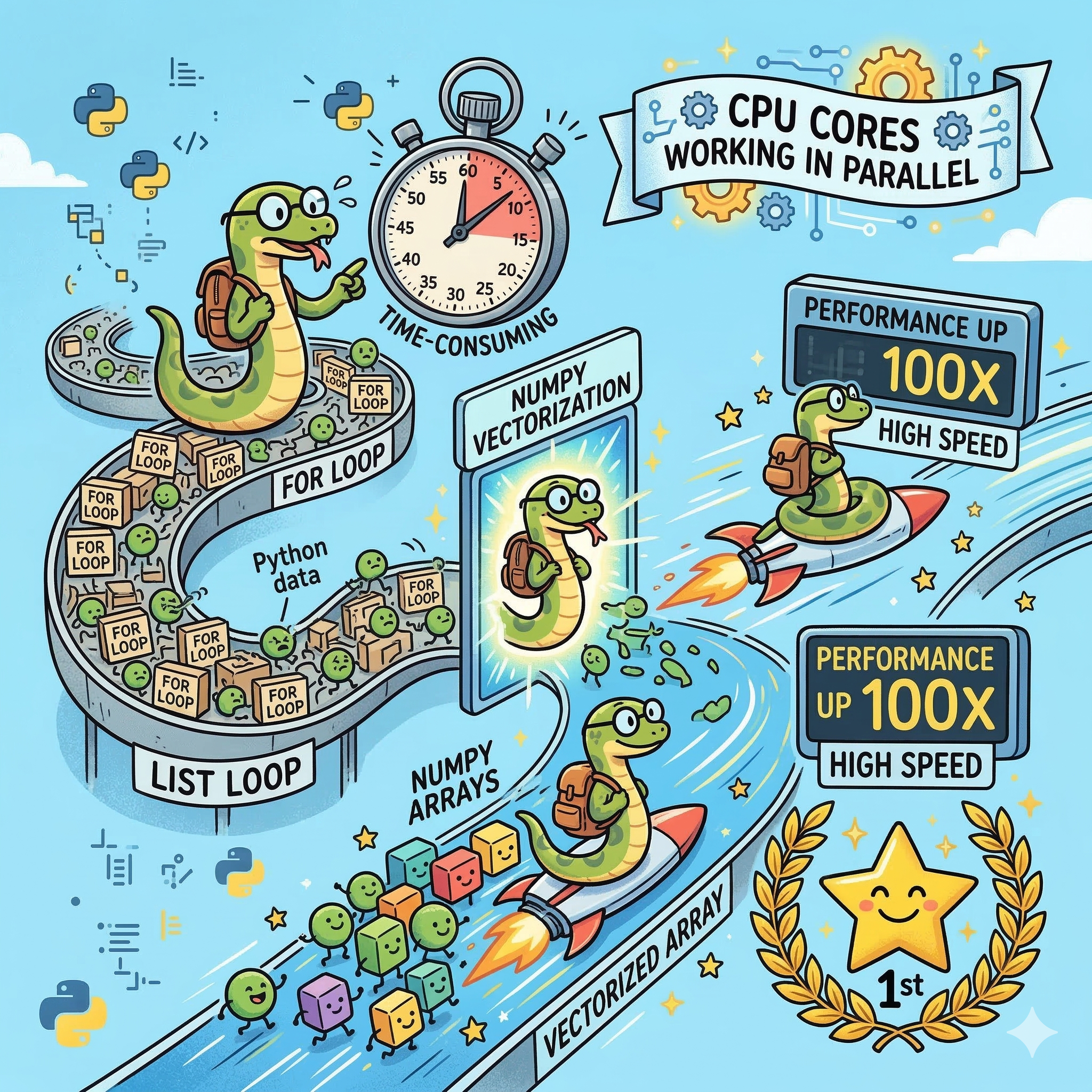 NumPy의 벡터화(Vectorization)